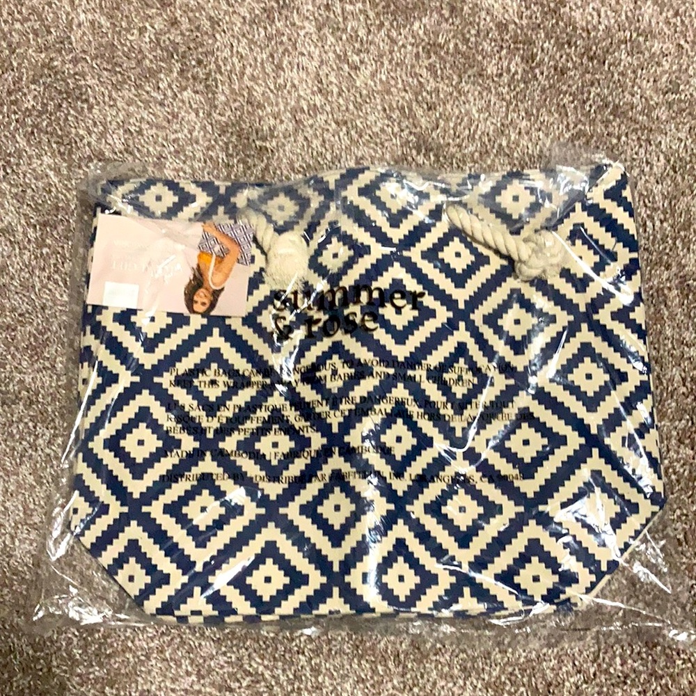 Summer & rose tote